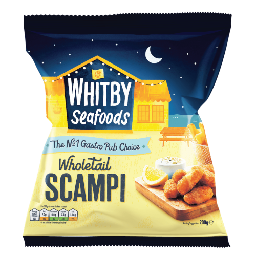 Frozen Wholetail Scampi, 200g