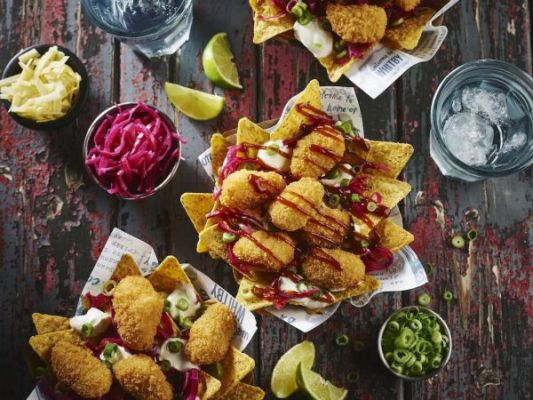 Loaded BBQ Nachos